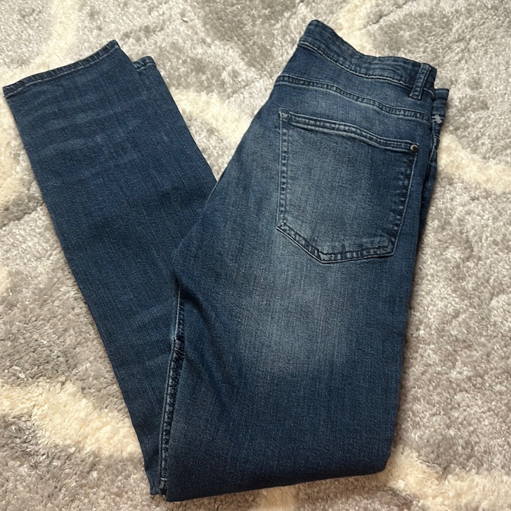 H&M divided moto style skinny jeans size 31